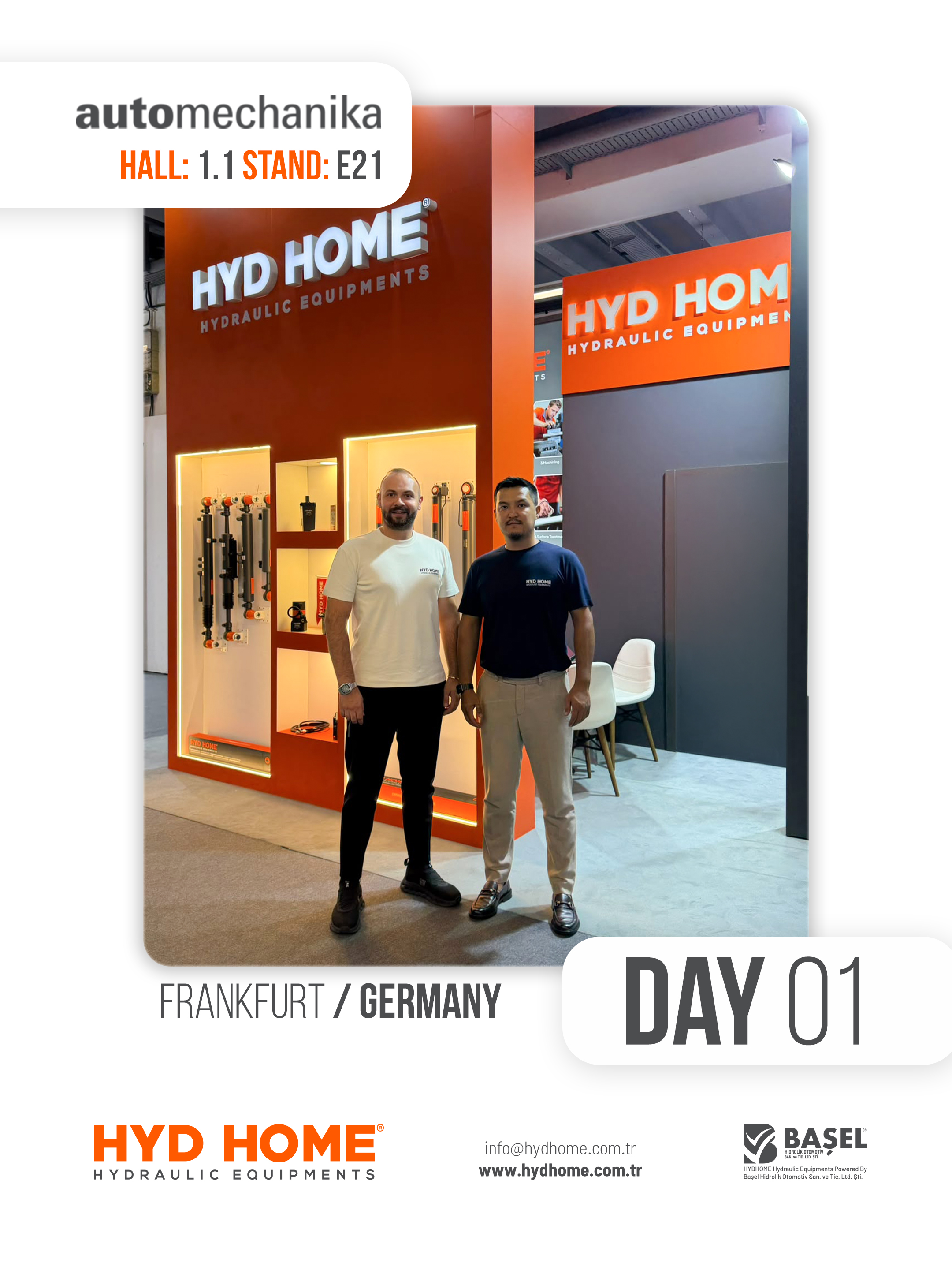 Day One in Frankfurt: Strong Connections, New Opportunities and HYD HOME Solutions