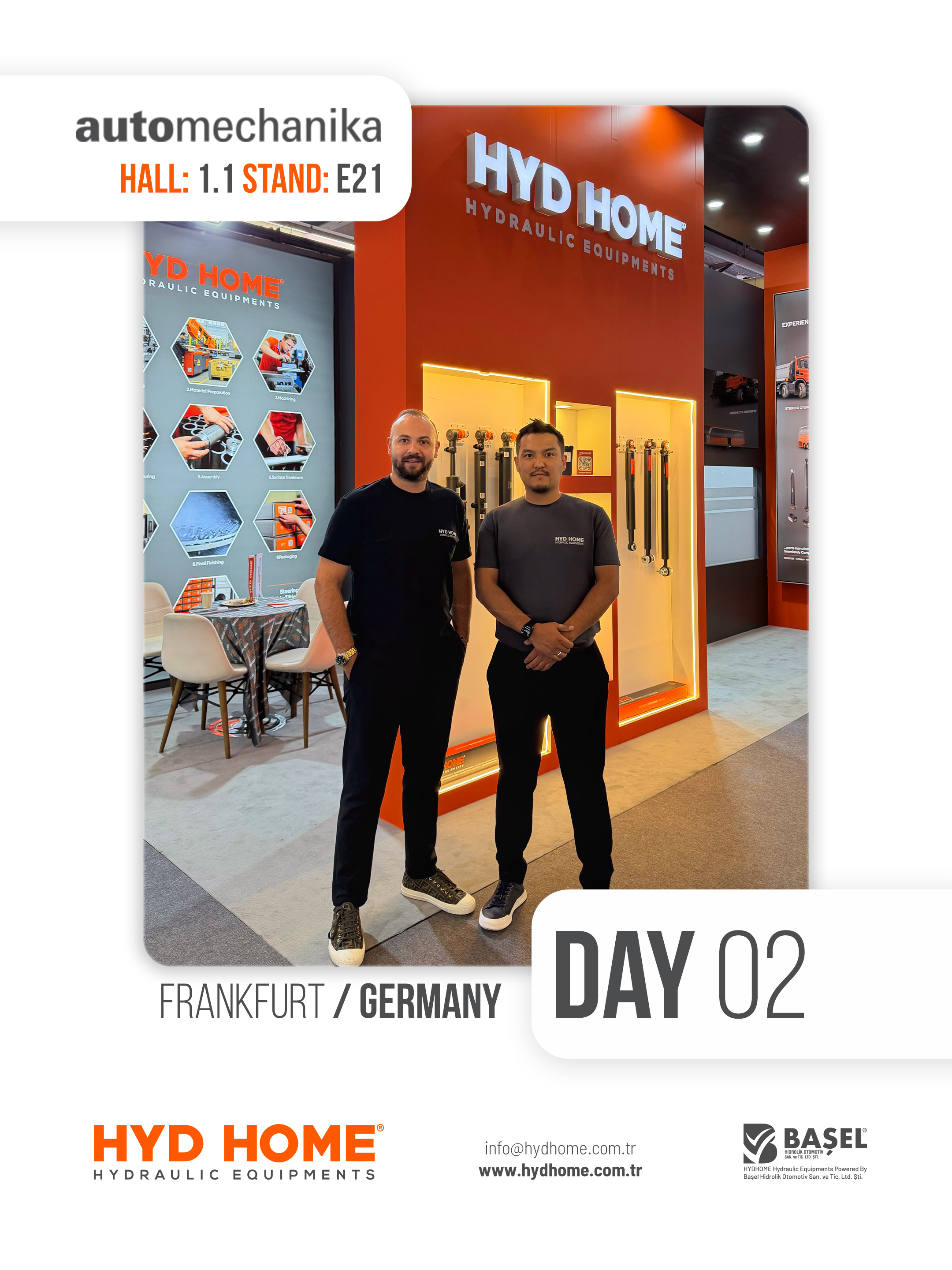 HYD HOME Continues to Meet Industry Professionals on the Second Day of Automechanika Frankfurt